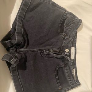 PacSun Black Denim Shorts